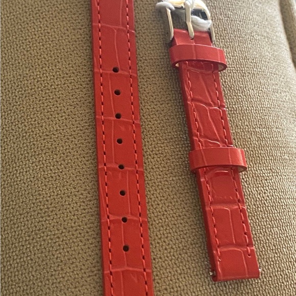 BRISTON-Watch Band-Red Alligator texture&Blue-NEW WITH TAGS-Bundle of 2 - Picture 5 of 10